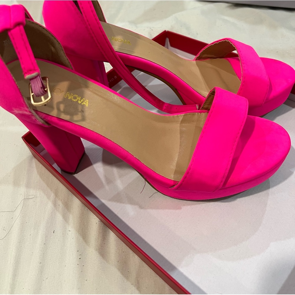 Pink Platform Heels